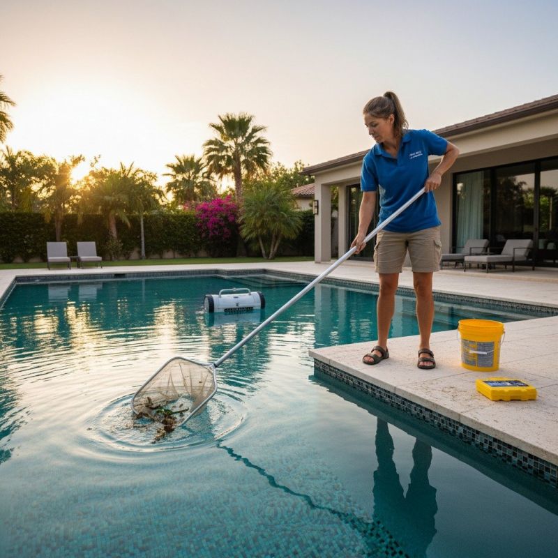 Pool Cleaning detail